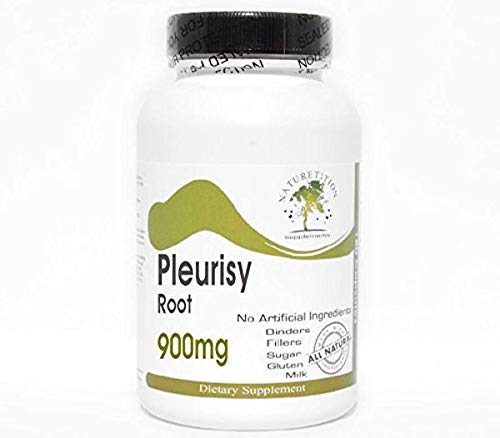 Pleurisy Root 900mg ~ 180 Capsules - No Additives ~ Naturetition Supplements