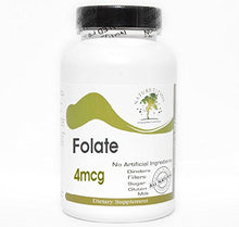 Load image into Gallery viewer, Folate 4mcg ~ 200 Capsules - No Additives ~ Naturetition Supplements
