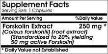 Load image into Gallery viewer, Forskolin Standardized Extract 50mg ~ 90 Capsules - No Additives ~ Naturetition Supplements
