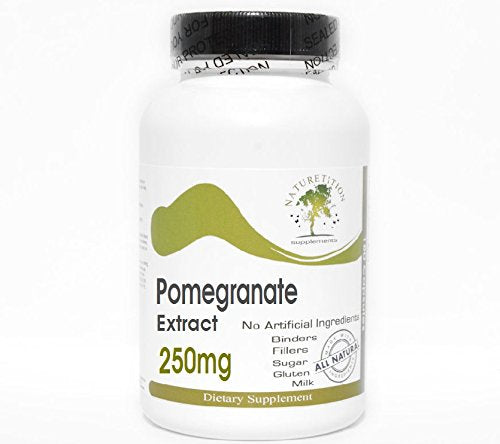 Pomegranate Extract 250mg ~ 180 Capsules - No Additives ~ Naturetition Supplements