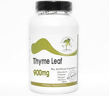 Load image into Gallery viewer, Thyme Leaf 900mg ~ 180 Capsules - No Additives ~ Naturetition Supplements
