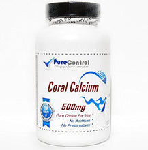 Load image into Gallery viewer, Coral Calcium 500mg // 100 Capsules // Pure // by PureControl Supplements
