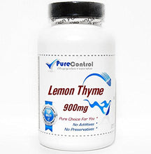 Load image into Gallery viewer, Lemon Thyme 900mg // 180 Capsules // Pure // by PureControl Supplements
