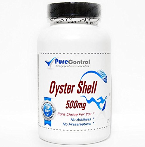 Oyster Shell 500mg // 100 Capsules // Pure // by PureControl Supplements
