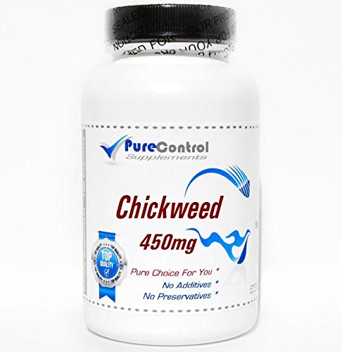 Chickweed 450mg // 100 Capsules // Pure // by PureControl Supplements