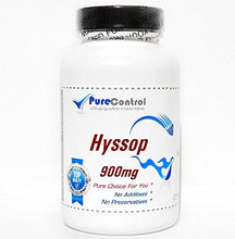 Load image into Gallery viewer, Hyssop 900mg // 90 Capsules // Pure // by PureControl Supplements
