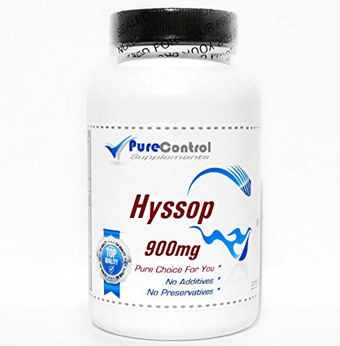 Hyssop 900mg // 90 Capsules // Pure // by PureControl Supplements