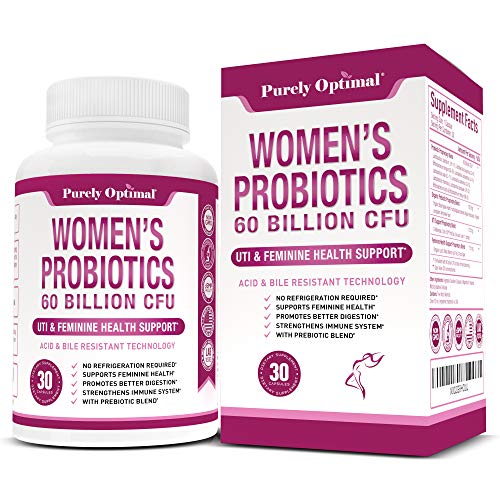 Premium Probiotics for Women - 60 Billion CFU, Dr. Formulated Prebiotics and Probiotics for Women, D-Mannose, ProCran - Digestive, Immune & Vaginal Health Supplement - Shelf Stable, One a Day, 30 Caps