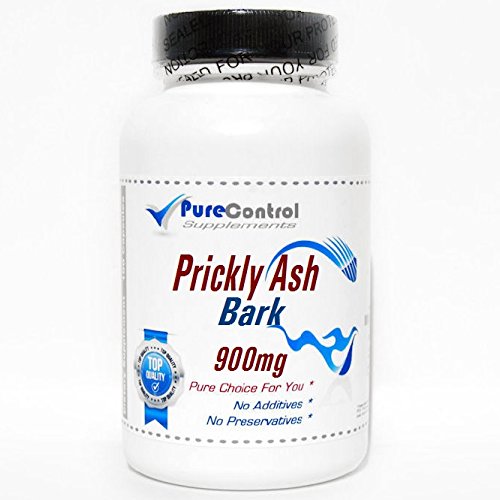 Prickly Ash Bark 900mg // 180 Capsules // Pure // by PureControl Supplements