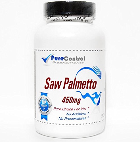Saw Palmetto 450mg // 200 Capsules // Pure // by PureControl Supplements