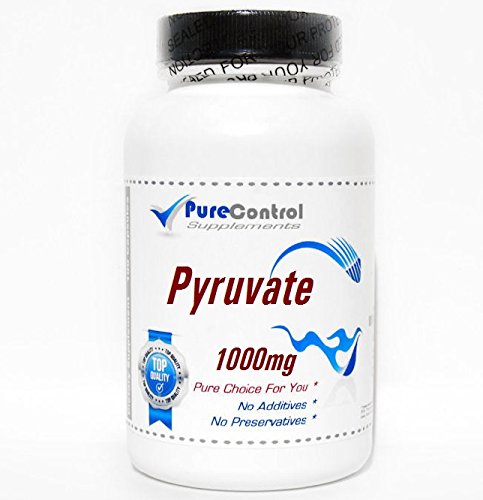 Pyruvate 1000mg // 200 Capsules // Pure // by PureControl Supplements