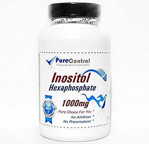 Inositol Hexaphosphate 1000mg // 100 Capsules // Pure // by PureControl Supplements