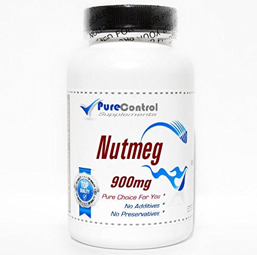 Nutmeg 900mg // 180 Capsules // Pure // by PureControl Supplements