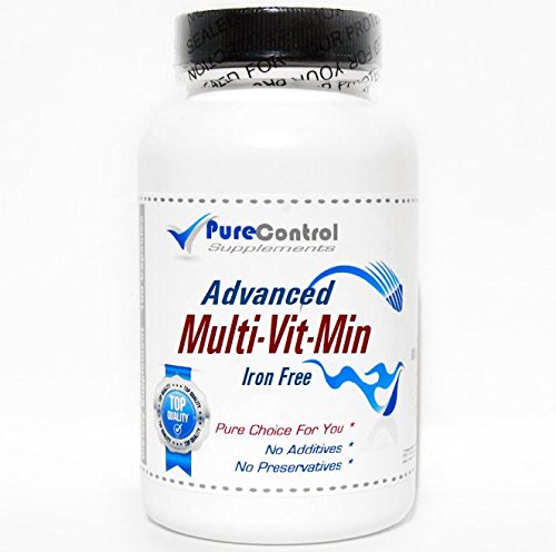 Advanced Multi-VIT-Min Iron Free // 100 Capsules // Pure // by PureControl Supplements