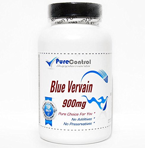 Blue Vervain 900mg // 90 Capsules // Pure // by PureControl Supplements