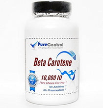 Load image into Gallery viewer, Beta Carotene 10,000 IU // 200 Capsules // Pure // by PureControl Supplements
