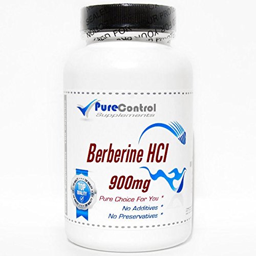 Berberine HCI 900mg // 90 Capsules // Pure // by PureControl Supplements