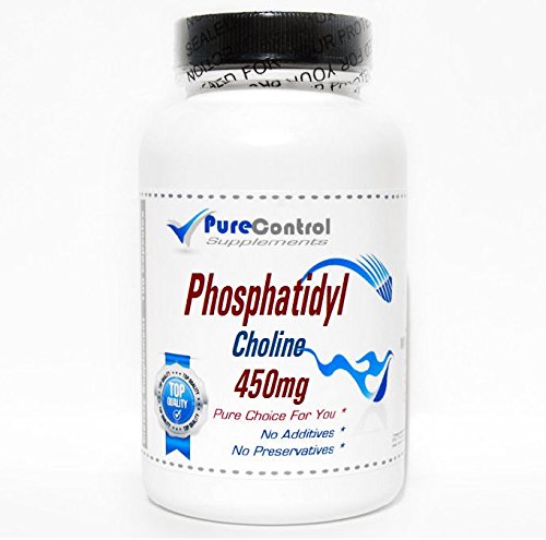 Phosphatidylcholine Phosphatidyl Choline 450mg // 100 Capsules // Pure // by PureControl Supplements