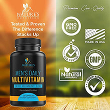 Load image into Gallery viewer, Multivitamin for Men - Daily Energy Extra Strength Vitamin Health for Men - with Vitamins A, C, D, E, B12, Zinc, and Minerals - Multimineral Non GMO Multivitamin Supplement Made in USA - 120 Count
