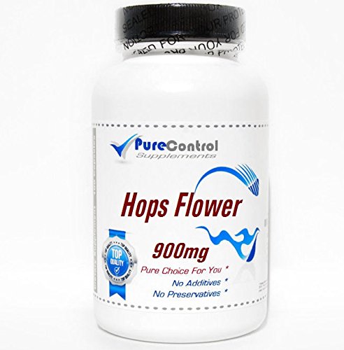 Hops Flower 900mg // 90 Capsules // Pure // by PureControl Supplements