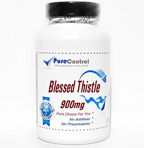 Blessed Thistle 900mg // 100 Capsules // Pure // by PureControl Supplements
