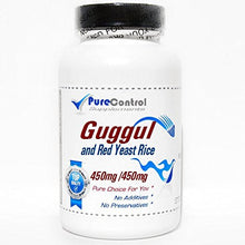 Load image into Gallery viewer, Guggul 450mg and Red Yeast Rice 450mg // 90 Capsules // Pure // by PureControl Supplements
