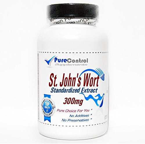 St. John's Wort Standardized Extract 300mg // 200 Capsules // Pure // by PureControl Supplements