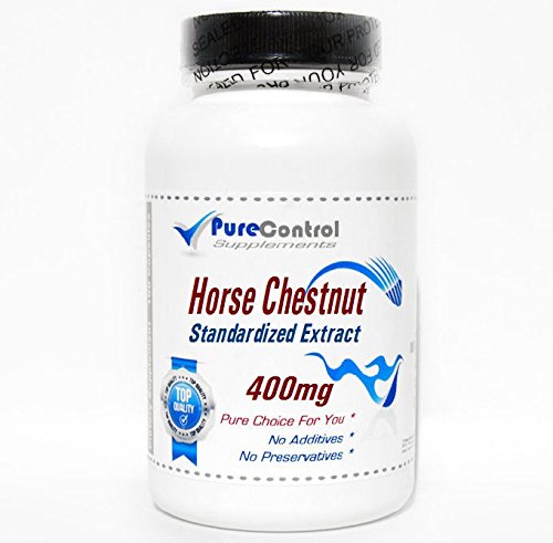 Horse Chestnut Standardized Extract 400mg // 200 Capsules // Pure // by PureControl Supplements