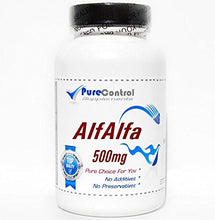 Load image into Gallery viewer, Alfalfa 500mg // 200 Capsules // Pure // by PureControl Supplements
