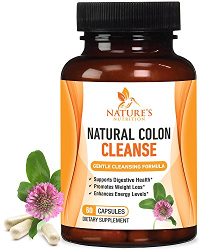 Colon Cleanse & Detox for Weight Loss Extra Strength - 7 Day Cleanser for Constipation Relief. Pure Colon Detox Pills for Men & Women. Flush Toxins, Increase Energy. Safe & Effective - 60 Capsules