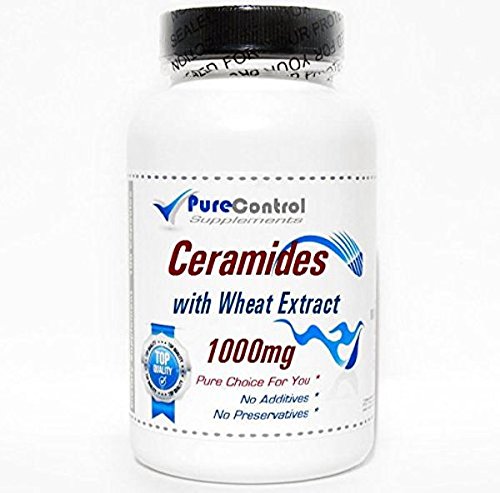 Ceramides with Wheat Extract 1000mg // 180 Capsules // Pure // by PureControl Supplements