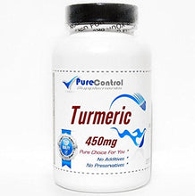 Load image into Gallery viewer, Turmeric 450mg // 200 Capsules // Pure // by PureControl Supplements
