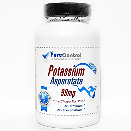 Potassium Asporotate 99mg // 180 Capsules // Pure // by PureControl Supplements