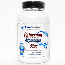Load image into Gallery viewer, Potassium Asporotate 99mg // 200 Capsules // Pure // by PureControl Supplements
