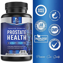 Load image into Gallery viewer, Prostate Formula with Saw Palmetto - Extra Strength Prostate Health Supplement for Men with Prostate Sterol Complex &amp; Quercetin Supports Hair Growth and Normal Urination - 120 Capsules
