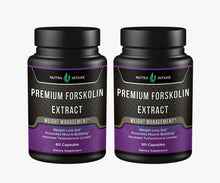 Load image into Gallery viewer, Premium Forskolin Extract - Weight Management Formula - 60 Capsules (2 Pack)
