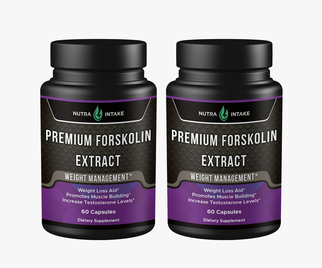 Premium Forskolin Extract - Weight Management Formula - 60 Capsules (2 Pack)